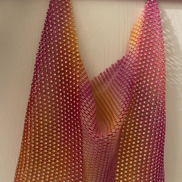 Metallic backless top - Picture 2 of 4